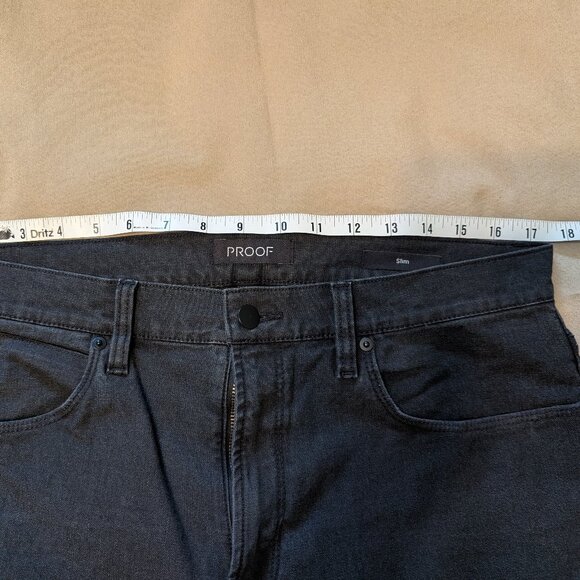 Huckberry Proof Rover Pant - Anthracite Black Gray - Slim 33x30 - Picture 4 of 5